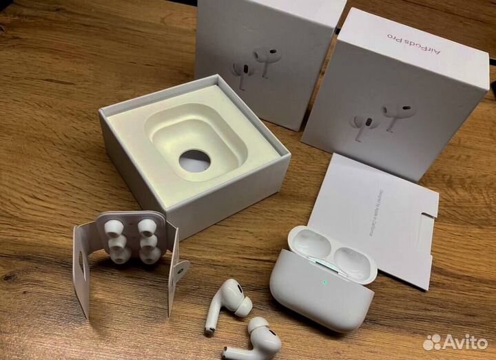Наушники AirPods pro 2 чип Airoha Premium+ чехол