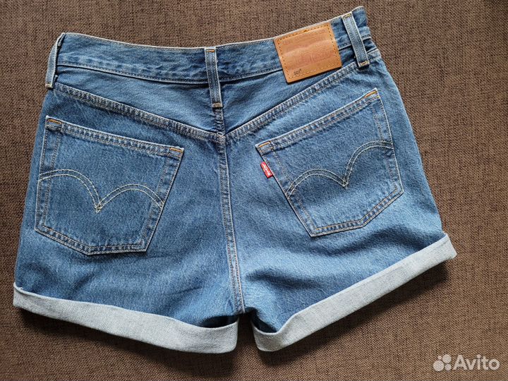 Шорты levi's 501 long 27разм