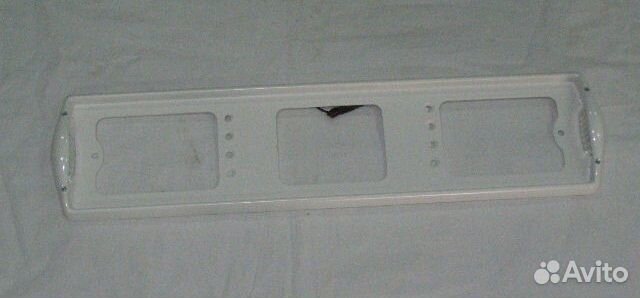 Рамка под номер пластик капля с боковым освещением