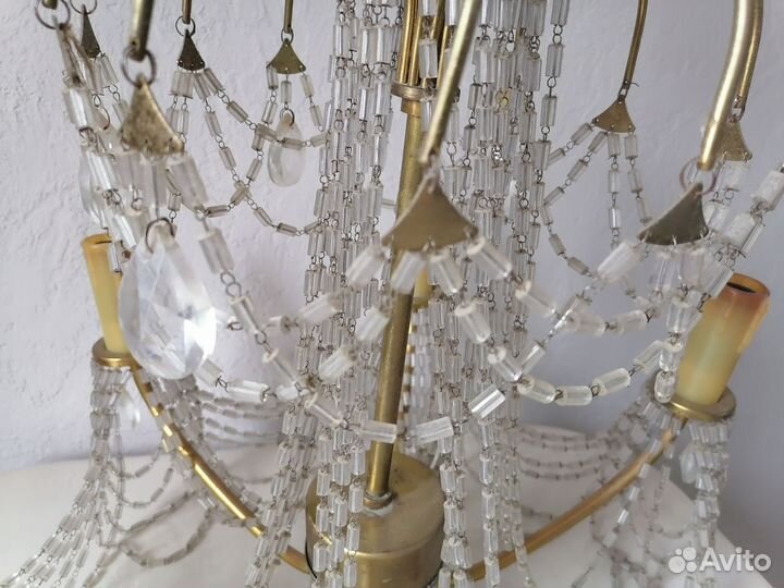 Люстра хрусталь СССР винтаж