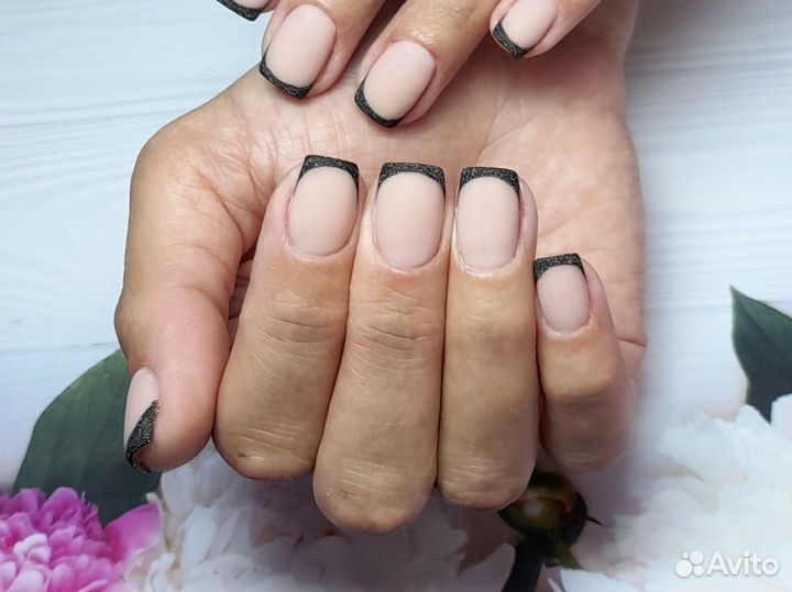 Маникюр, покрытие гель лаком, коррекция