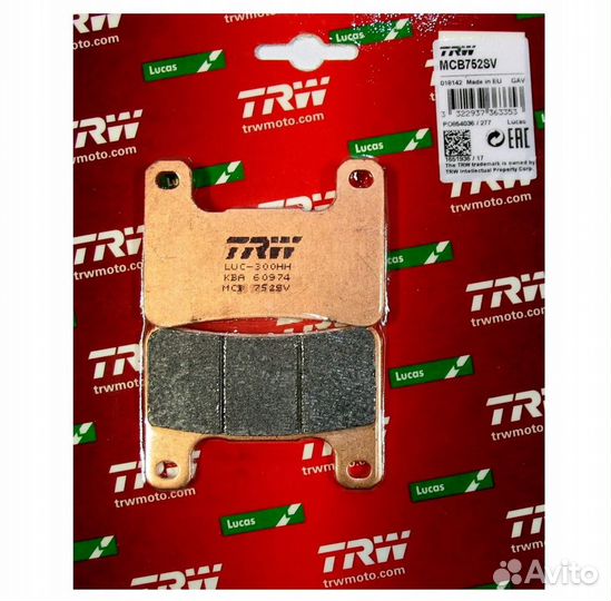 Тормозные колодки Kawasaki ER6,Versys650,1000