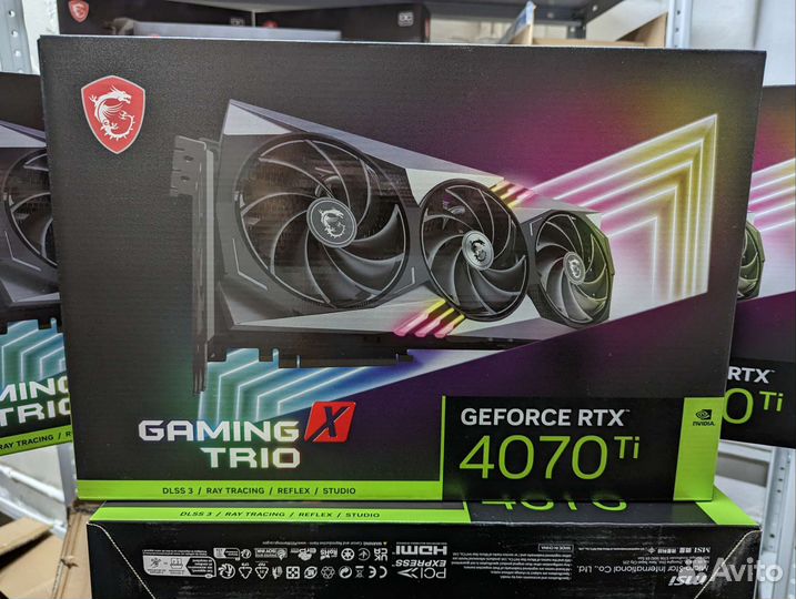 Видеокарты RTX 4070 Ti gaming X рст