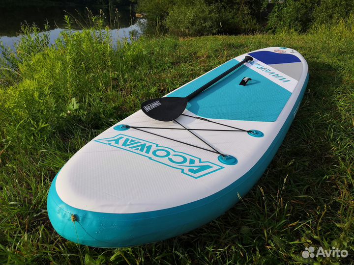 Сап доска Сап борд Acoway зелёный 325х81х16 180 кг