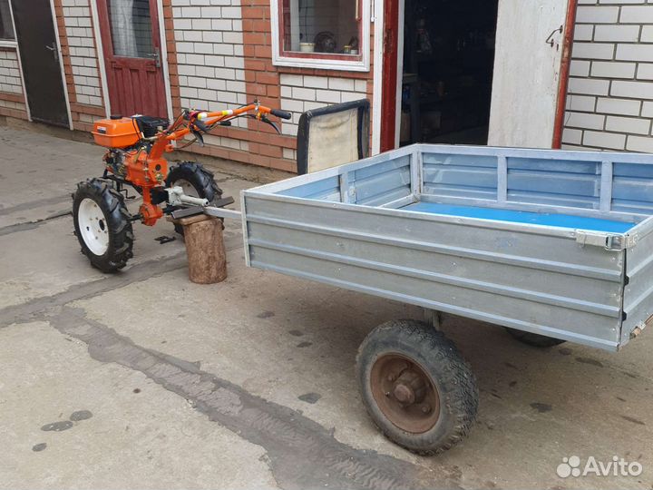 Мотоблок,с прицепом новый не был в эксплуатации