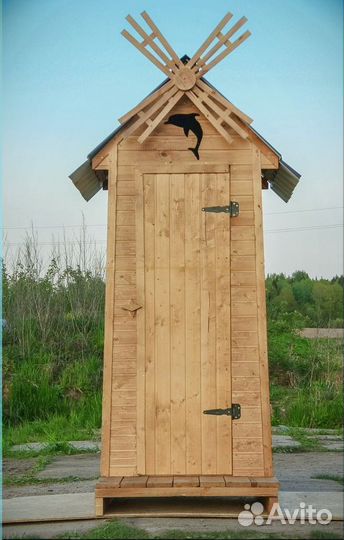 Дачный туалет деревянный Щ434