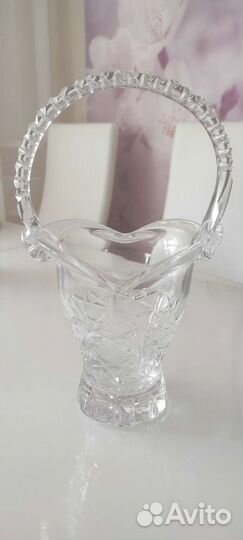 Ваза хрустальная