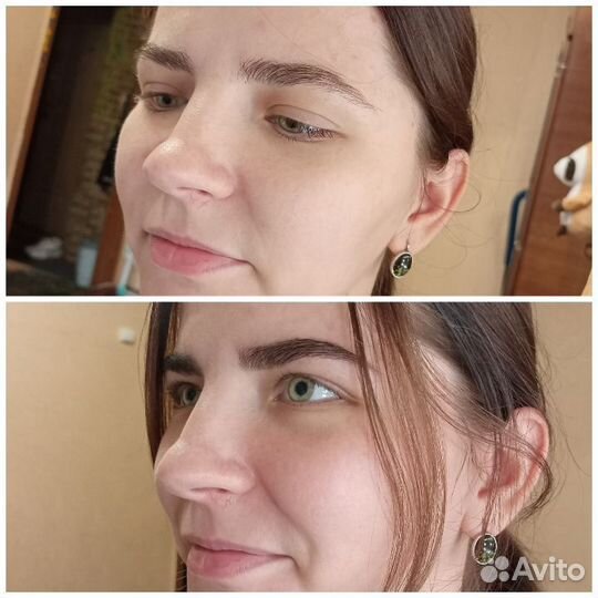 Модель на брови