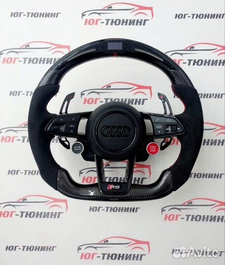 Руль audi RS карбон с дисплеем