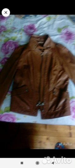 Куртка кожаная женская 46 размер