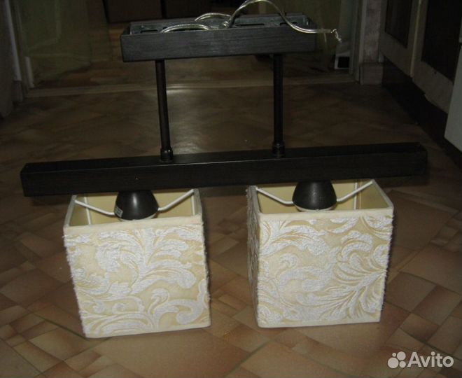 Люстра потолочная 2 плафона светильник