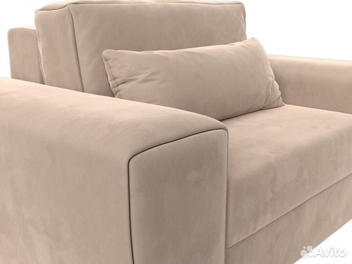 Кресло Лига-008, велюр, бежевый. Москва и мо