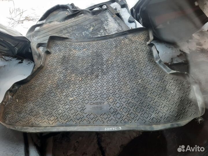 Коврик багажника резиновый chery bonus 3 a19