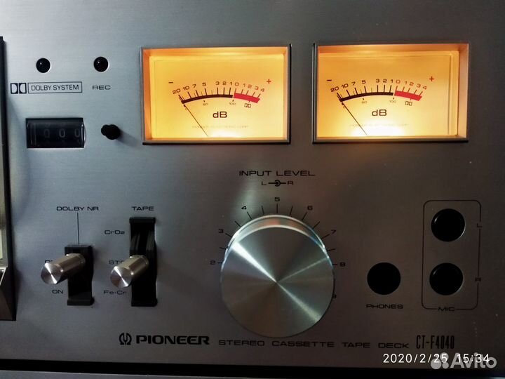 Винтажная кассетная дека Pioneer CT-F4040
