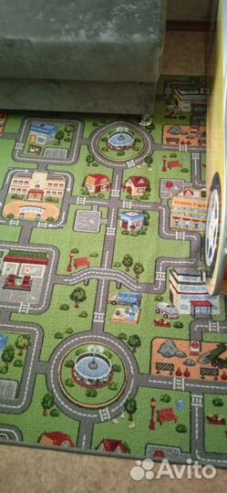 Ковер детский с дорогами