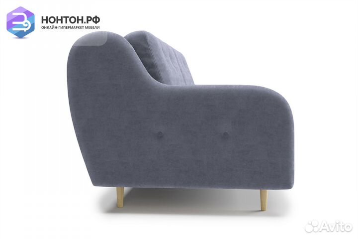 Диван книжка Глосс темно-серый