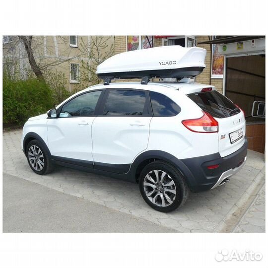 Бокс на крышу Yuago Аватар матовый 186х86х46