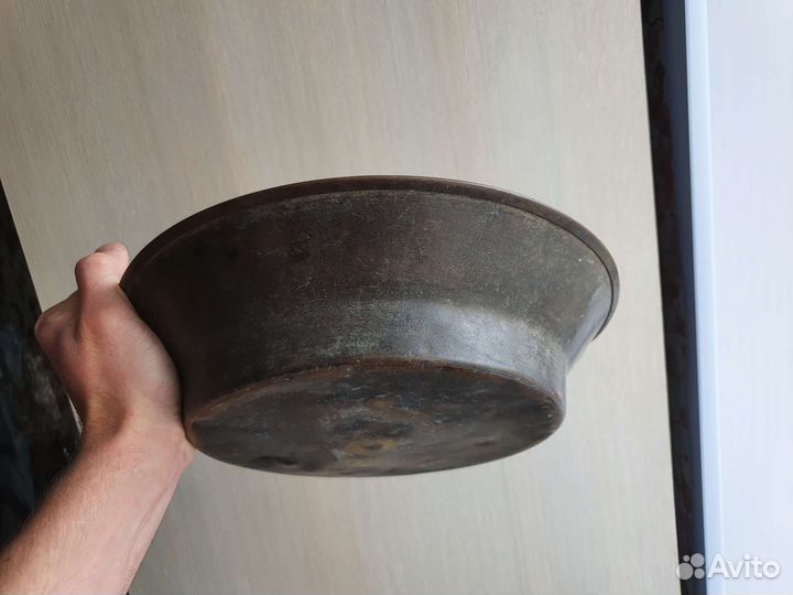 Латунный таз для варенья СССР