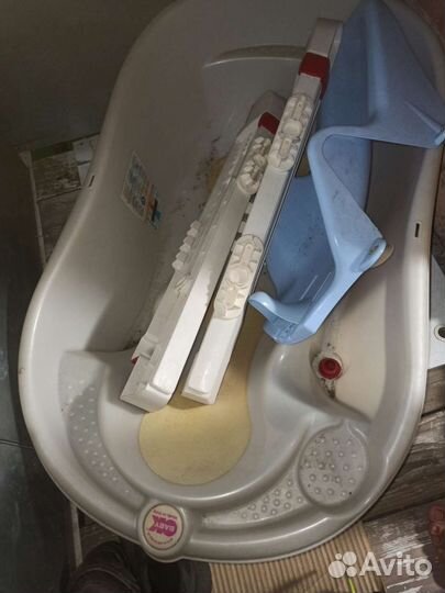 Ванночка для купания с горкой