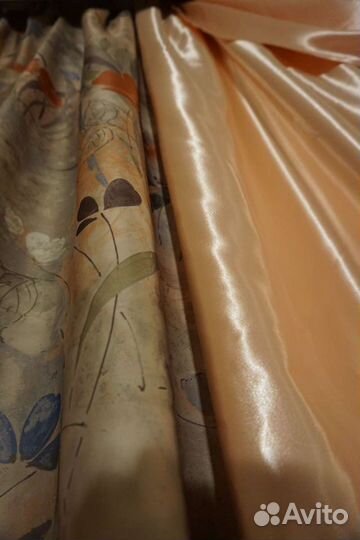 Шторы с ламбрекеном бу