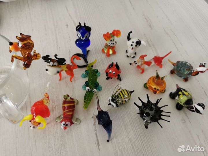 Коллекция стеклянных фигурок Гусь-Хрустальный