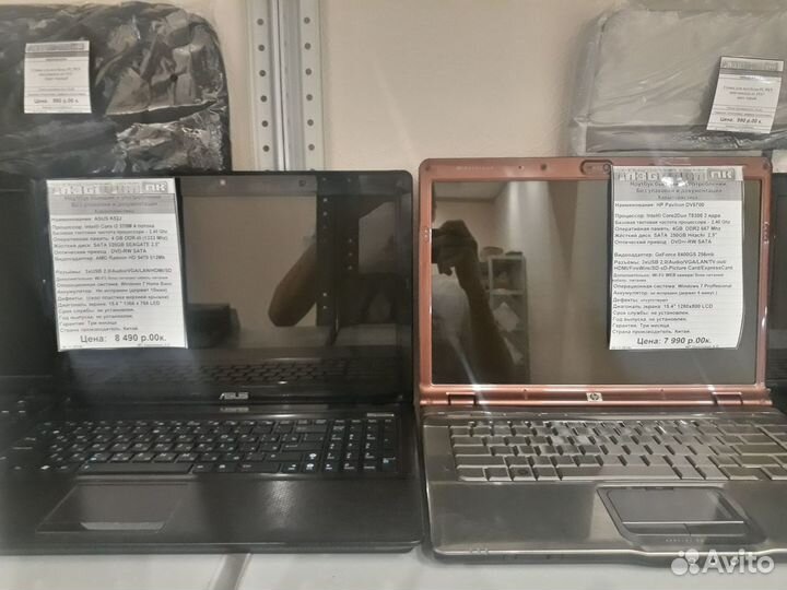 Игровые и офисные ноутбуки в ассортименте