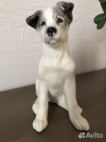 Статуэтка собака СССР фарфор зик