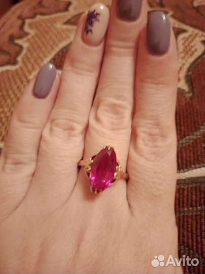 Кольцо золотое СССР