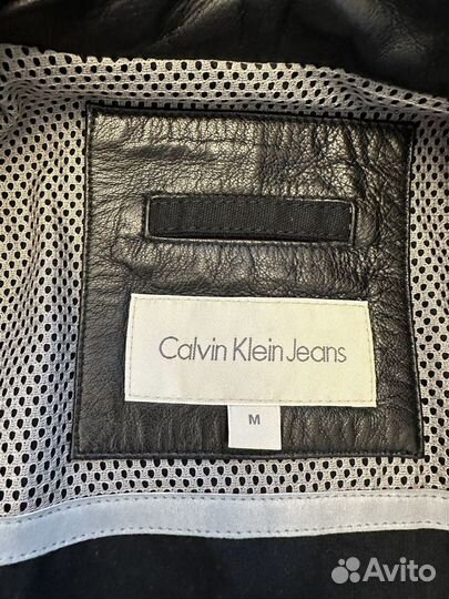 Кожаная куртка Calvin Klein Jeans