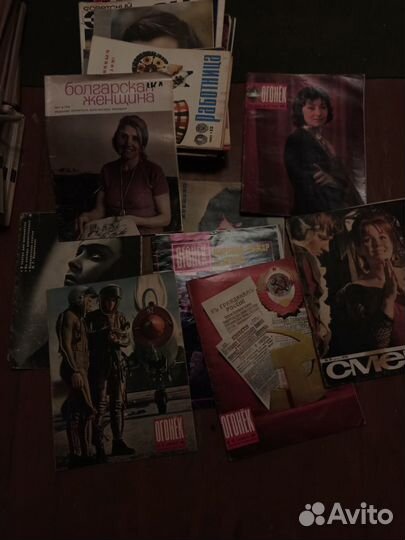 Журналы СССР Огонёк Смена Ровесник, Работница