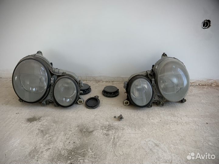 Фары на mercedes w210 рестайлинг