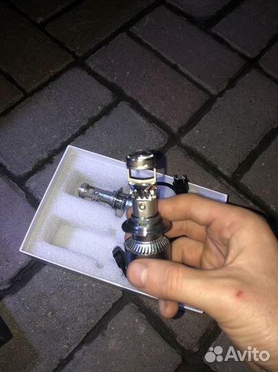 Линзованные лампочки h7