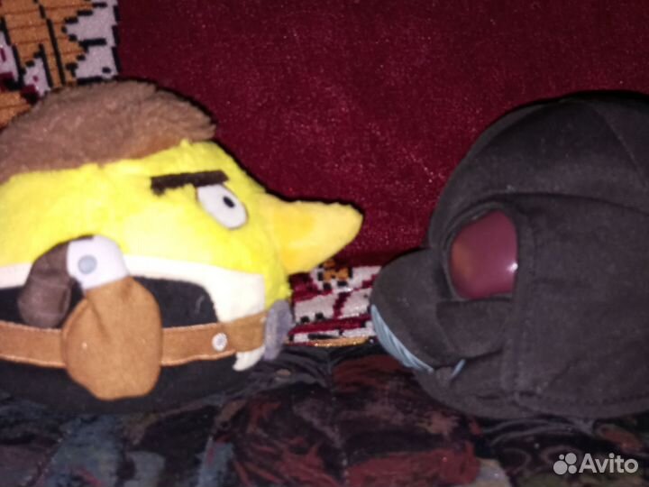 Плюшевые игрушки из angry birds Star wars