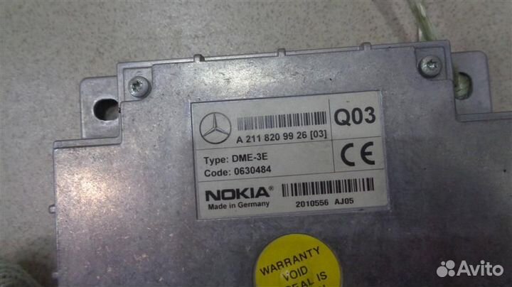 Блок управления телефоном Mercedes Benz E-Сlass W