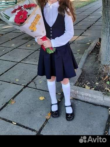 Школьный костюм для девочки 128