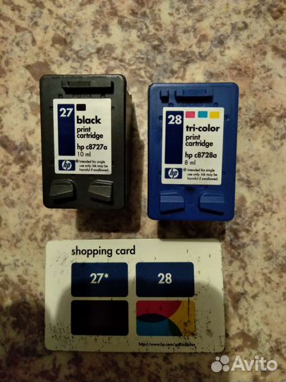 Картриджи к цв принтеру hp