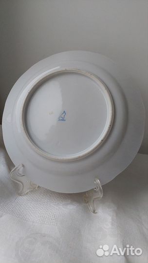 Декоративная тарелка 25 лет победе Дулево