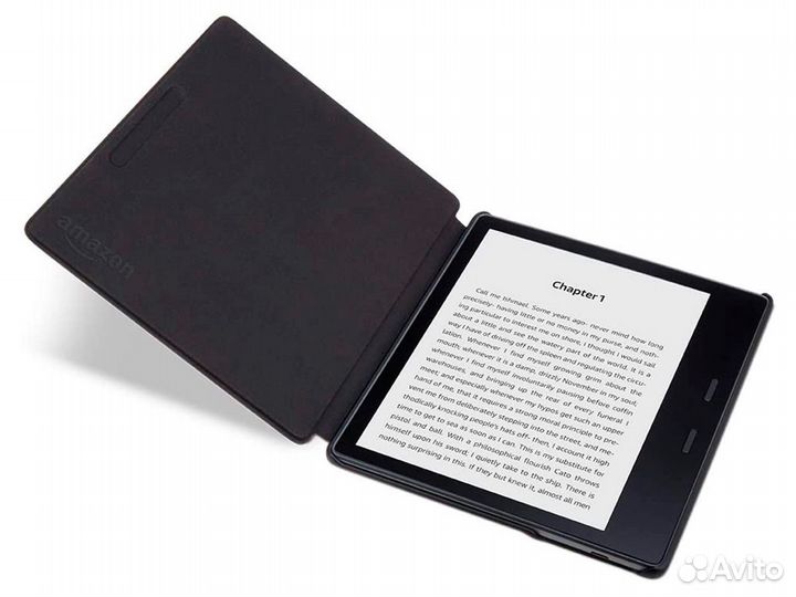 Обложка для Kindle Oasis коричневая кожаная