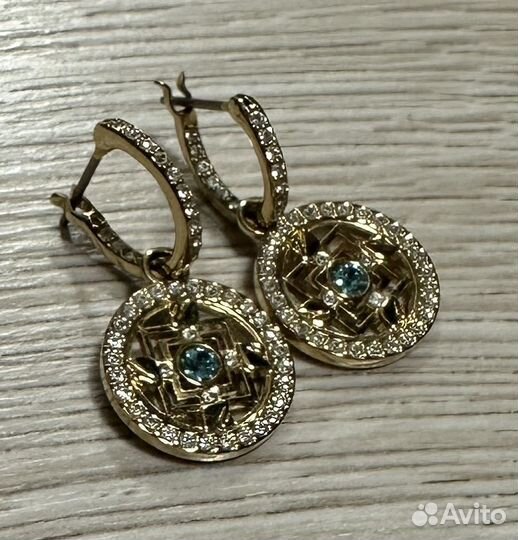 Серьги swarovski mandala