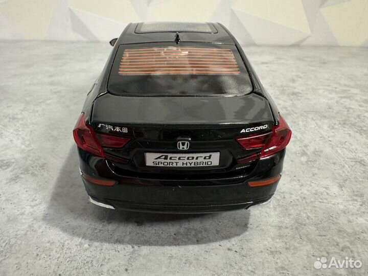 Модель авто honda accord 10(Х) металл черная