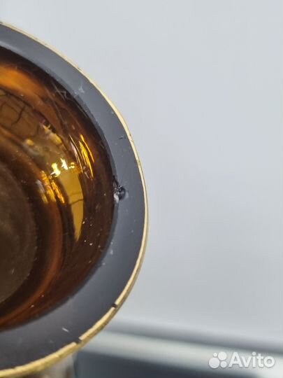 Богемия. Графин + 3 стопки