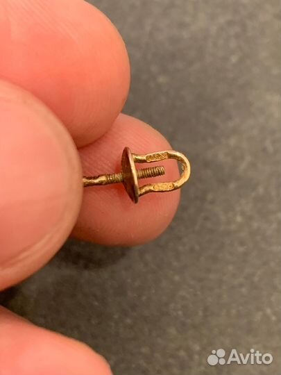 Серги золотые 583 пробы СССР