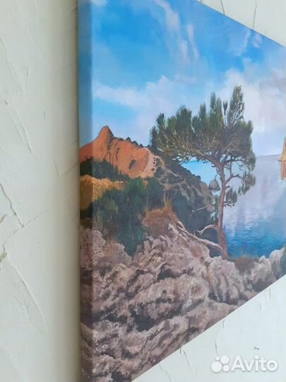 Новый свет Крым картина акрилом