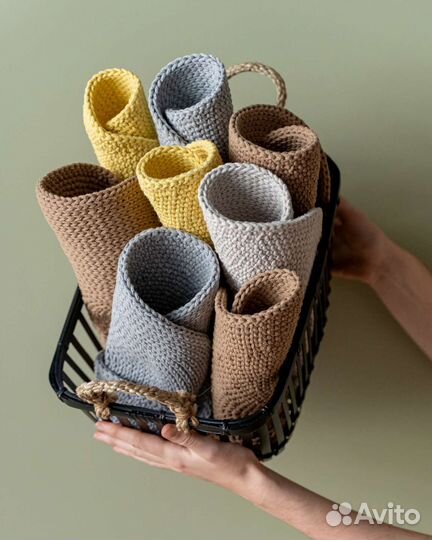 Салфетки на стол круглые