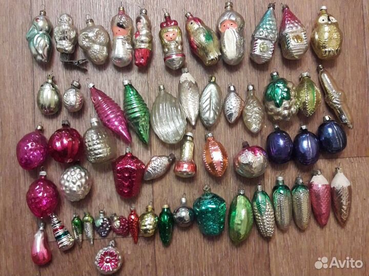 Елочные игрушки СССР