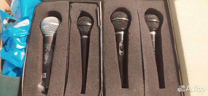 Микрофон Shure,behringer