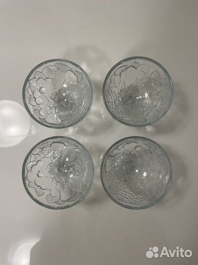 4 креманки фруктовницы салатницы