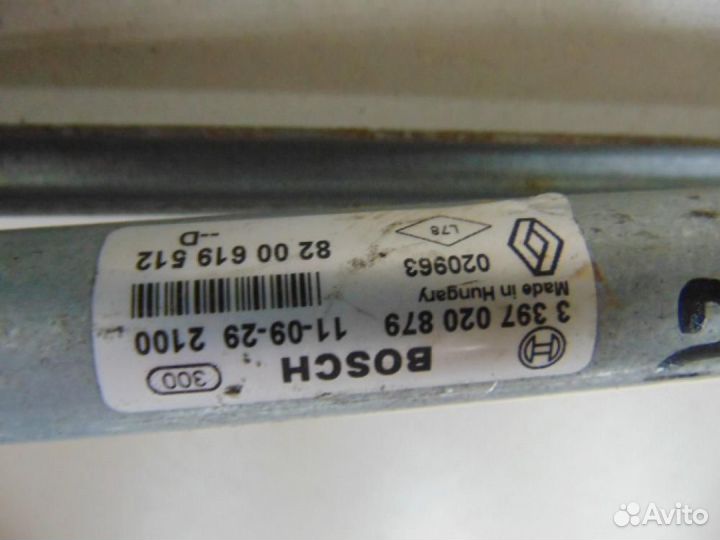 Трапеция стеклоочистителей Renault Sandero 2009-20