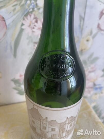 Пустая бутылка из под вина шато о брион 1989 года