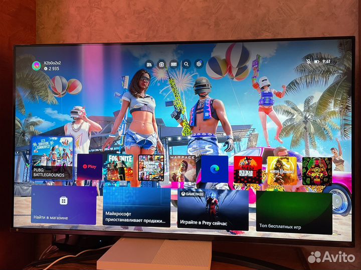 Xbox One s 1tb с играми